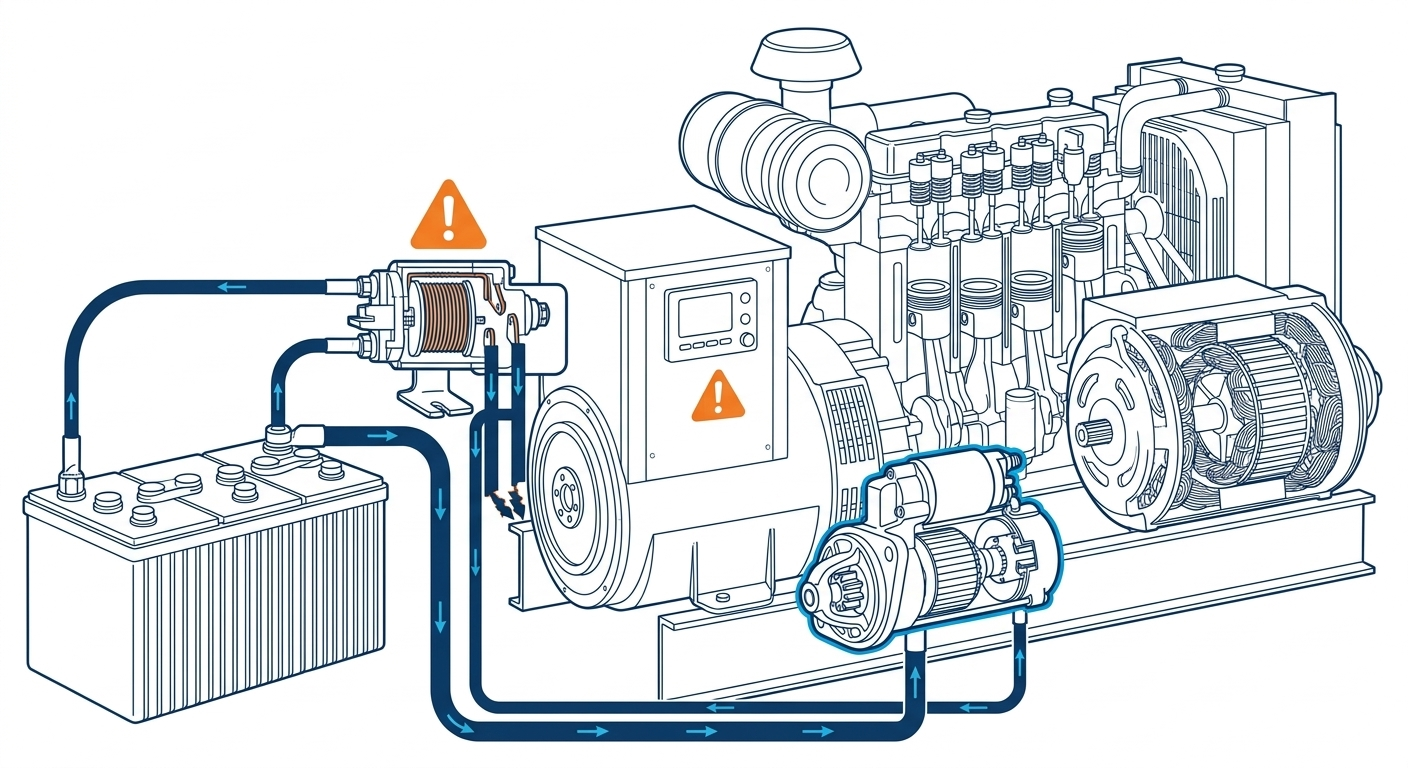 Genset Tidak Mau Start